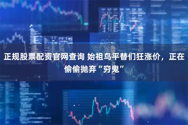 正规股票配资官网查询 始祖鸟平替们狂涨价，正在偷偷抛弃“穷鬼”